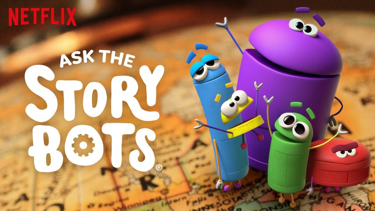 Scene from Ask the StoryBots, a show that answers common questions in simple English